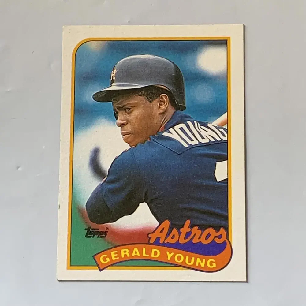 1989 Topps Gerald Young Astros Baseball Card #95